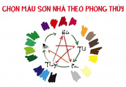 Cách chọn màu sơn nhà theo phong thủy để rước tài lộc vào nhà